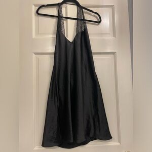 Victorias Secret black tieback nightie - never worn